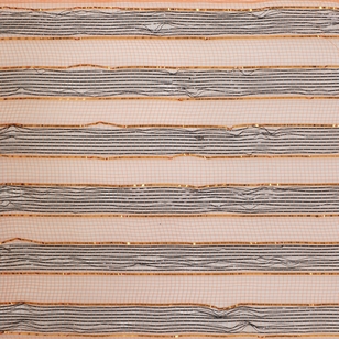 Spooky Hollow Wide Width Foil Striped Decoration Orange 26 cm x 5 m