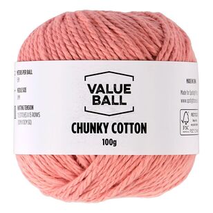 Value Ball Chunky Cotton Yarn Blush 100 g