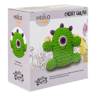 Knitty Critters Cheeky Chums Kit - Alien Green