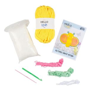 Knitty Critters Cheeky Chums Kit - Butterfly Yellow