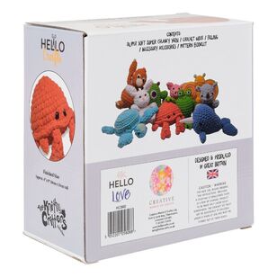 Knitty Critters Cheeky Chums Kit - Crab Orange