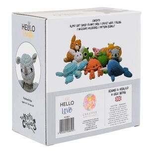 Knitty Critters Cheeky Chums Kit - Rhino Grey