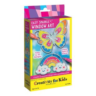 Creativity For Kids Easy Sparkle Window Art Multicoloured