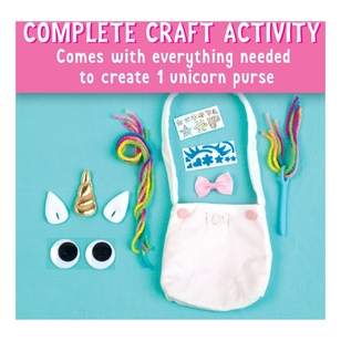 Creativity For Kids Unicorn Purse DIY Kit Multicoloured