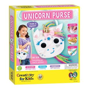 Creativity For Kids Unicorn Purse DIY Kit Multicoloured