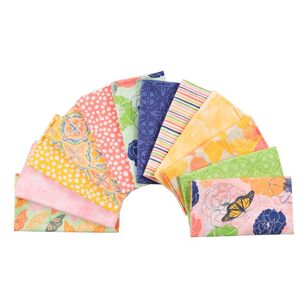 Makaya Fat Quarter Bundle, 12 pack Multicoloured 45 x 52 cm