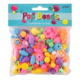 Ribtex Pop Beads Value Bag Multicoloured