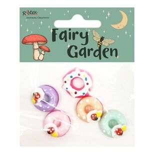 Ribtex Fairy Garden Mini Iced Doughnuts Multicoloured