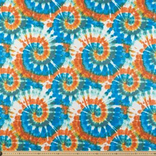 Tie Dye 112 cm Organic Cotton Jersey Fabric Multicoloured 112 cm