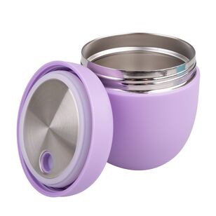 Oasis Stainless Steel Double Wall Food Pod Lavender 470 mL