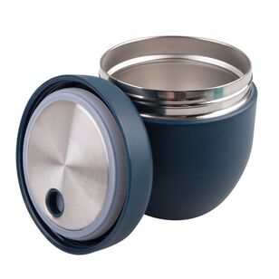 Oasis Stainless Steel Double Wall Food Pod Navy 470 mL