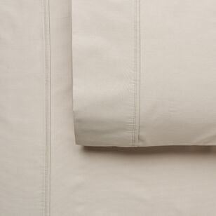 KOO 500 Thread Count Cotton Sheet Set Silver Queen