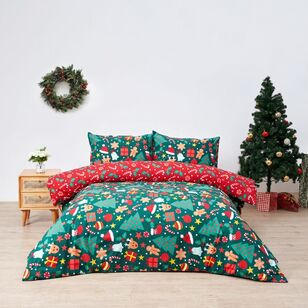 Jolly & Joy Festive Dreams Quilt Cover Set Multicoloured