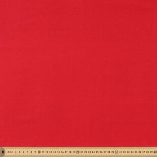 Christmas Plain Foil 112 cm Cotton Fabric Red 112 cm