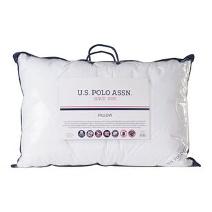 U.S. Polo Assn. Sateen Bamboo Pillow White Standard