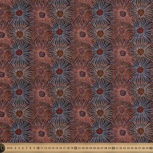 Warlukurlangu Ngapa Jukurrpa (Water Dreaming) - Puyurru 112 cm Fabric Multicoloured 112 cm