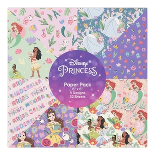 Disney A2V Paper Pad Disney Princess 6 x 6 in