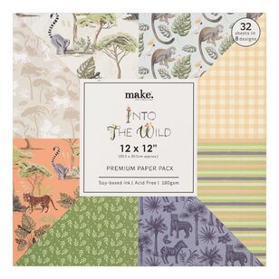 Make Into The Wild Premium Paper Pack Into The Wild 12 x 12 in