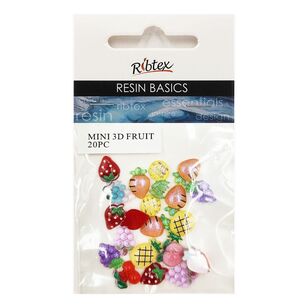 Ribtex Resin Basics Mini 3D Fruit Multicoloured