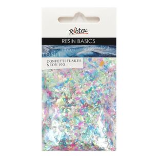Ribtex Resin Basics Neon Confetti Flakes Multicoloured