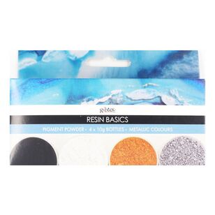 Ribtex Resin Basics Metallic Pigment Powder Mix  Multicoloured