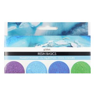 Ribtex Resin Basics Cool Pigment Powder Mix Multicoloured