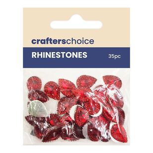 Crafters Choice Rhinestone Fancy Teardrops Multicoloured