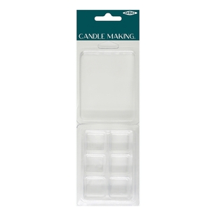 Arbee Wax Melt Square Mould Clear