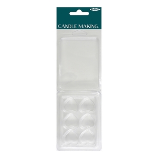 Arbee Wax Melt Heart Mould Clear