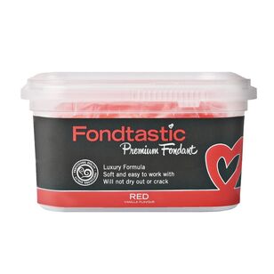 Fondtastic Fondant 250g Mini Tub Red 250 g