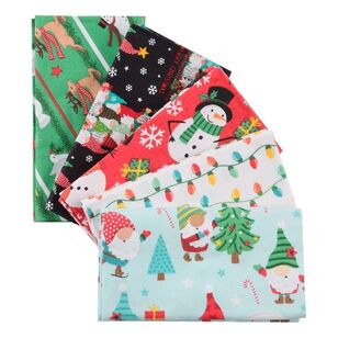 Jolly & Joy Be Merry Fat Quarter Bundle Multicoloured 50 x 52 cm