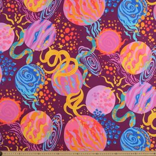 Ellie Whittaker Frizzle 112 cm Cotton Poplin Fabric Multicoloured 112 cm