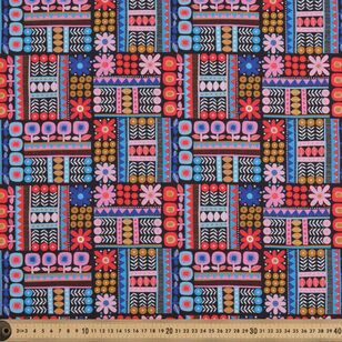 Jocelyn Proust Naïve Garden 112 cm Cotton Poplin Fabric Multicoloured 112 cm