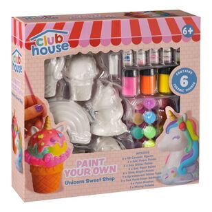 Club House Paint Your Own Unicorn Sweet Shop Multicoloured