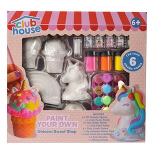 Club House Paint Your Own Unicorn Sweet Shop Multicoloured