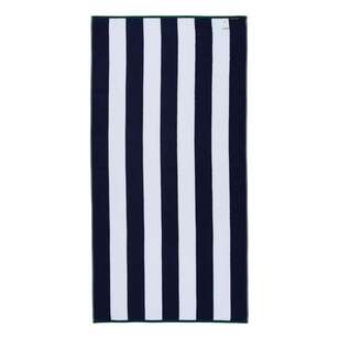 Logan & Mason Bahama Beach Towels Blue 90 x 180 cm