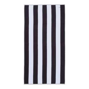 Logan & Mason Bahama Beach Towels Silver 90 x 180 cm