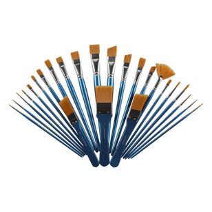 Francheville Gold Taklon Brush Set for Acrylic and Watercolour Gold