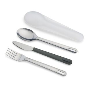 Joseph Joseph Duo Steel Travel Cutlery Set Grey