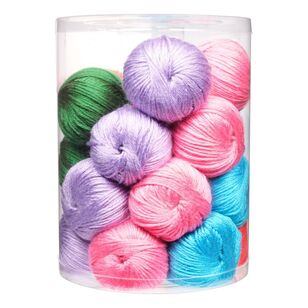 Jolly & Joy 1Kg Christmas Yarn Tub Festive Fun 20 x 50 grams