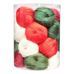 Jolly & Joy 1Kg Christmas Yarn Tub Traditions 20 x 50 grams