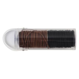 Crafters Choice Black and Brown Faux Suede Cord Assorted