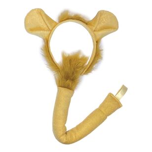 Amscan Lion Headband & Tail Costume Accessory Multicoloured