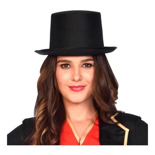 Amscan Satin Black Top Hat  Multicoloured