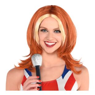 Amscan Red Hot Wig Multicoloured