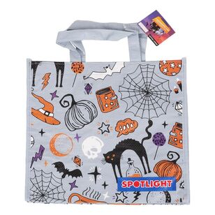 Spotlight Halloween Icons Shopping Bag Grey S