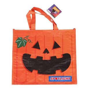 Spotlight Halloween Pumpkin Shopping Bag Orange S