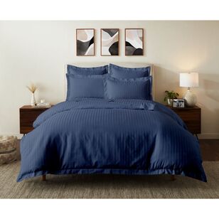 Platinum 800 Thread Count Cotton Quilt Cover Set Ink