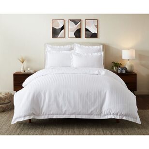 Platinum 800 Thread Count Cotton Quilt Cover Set White