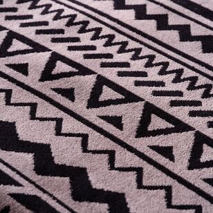 KOO Jacquard Beach Towels Rei Aztec Black 80 x 160 cm